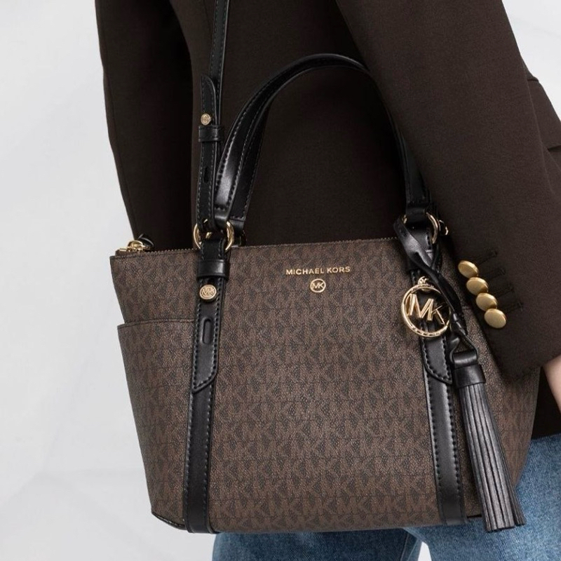 Original Michael Kors MK Sullivan Small Monogram Tote Bag