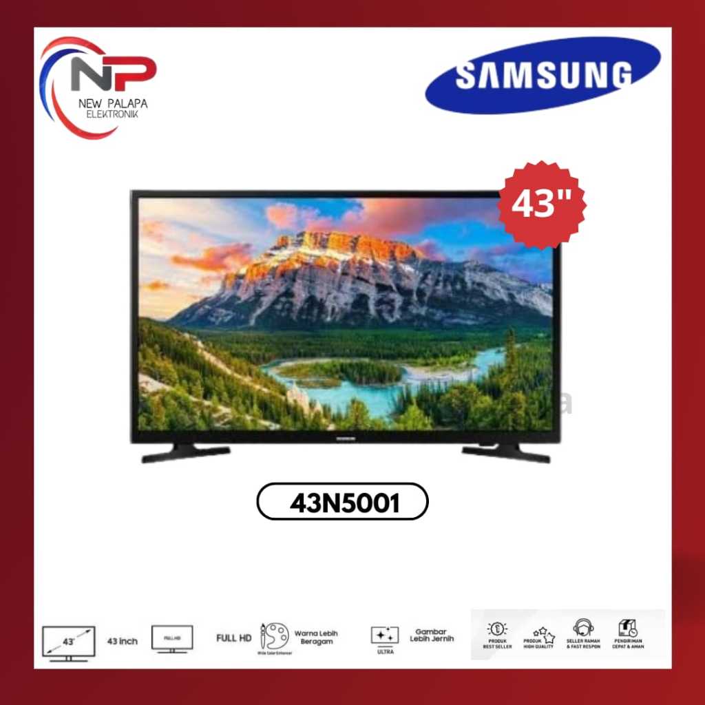 LED Digital TV SAMSUNG 43inch 43N5001 - LED TV Samsung 43inch HD sudah tanpa STB