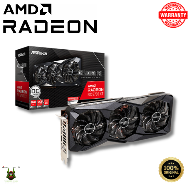 AMD Radeon™ ASROCK RX 6750 XT Challenger Pro