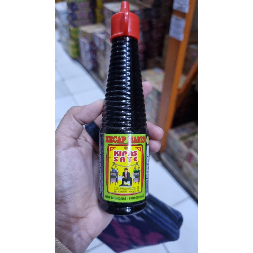 

(3 PCS) KECAP MANIS KIPAS SATE RESEP LEGENDARIS PROBOLINGGO BOTOL 140ML