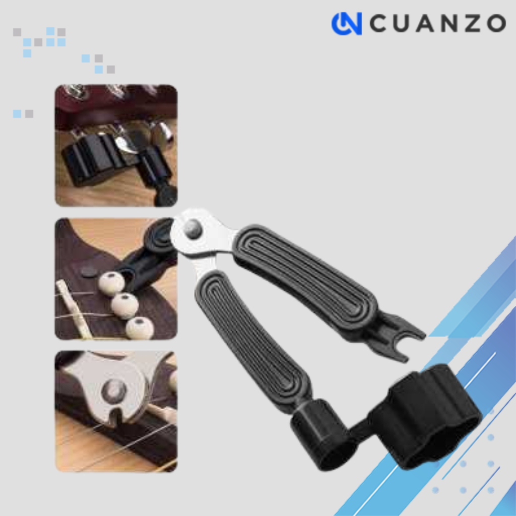 Alat Pasang Senar Gitar 3in1 String Cutter Winder Pin Puller / Puller Guitar Tool Alat Penggulung Se