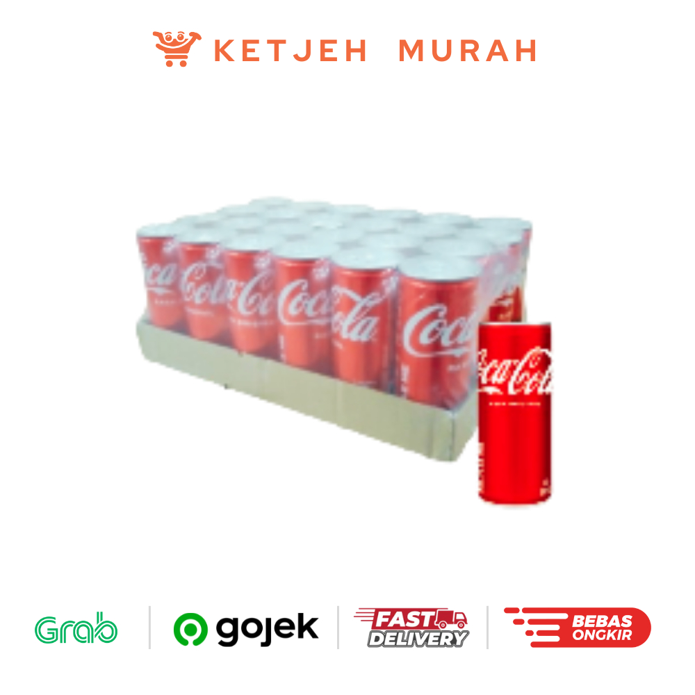 

Coca Cola Original 250 ML Kaleng 1 Dus isi 24 Pcs