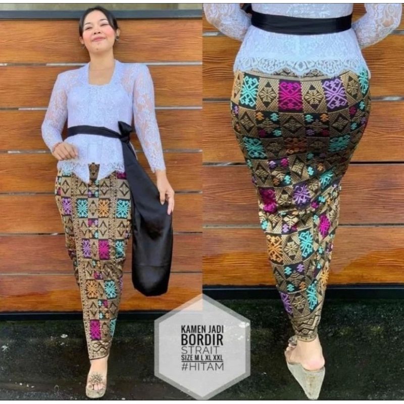 Kamen jadi bordir premium terbaru/kamen bordir murah/kamen bordir