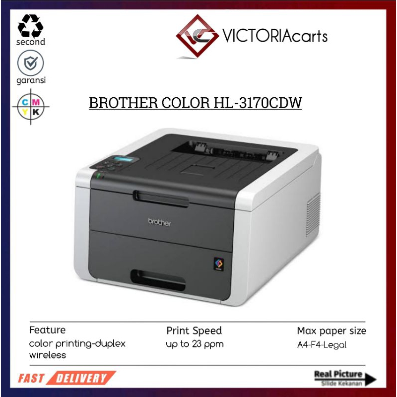 Printer Brother HL-3170cdw Wifi Duplex otomatis