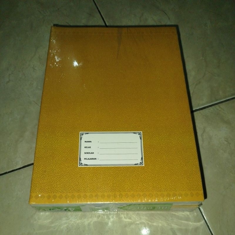

Buku tulis sudah ada tempat tulis nama isi 42 lembar 10pcs