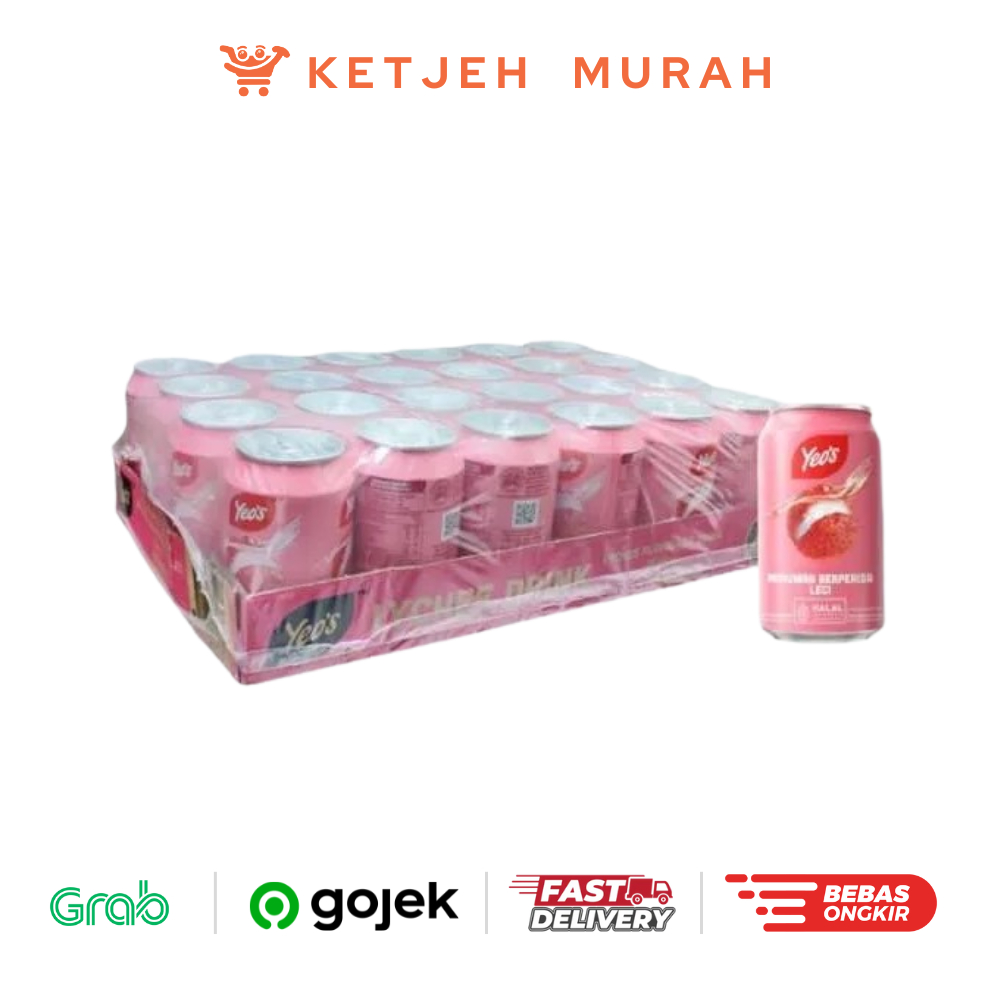 

Yeos Leci Lychee Kaleng 300 ML 1 Dus isi 24 Pcs
