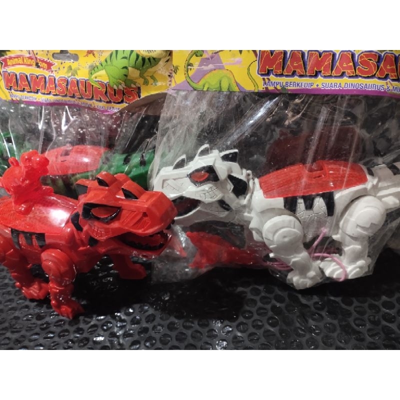 MAINAN TIREX DINOSAURUS BISA NYALA BUNYI JALAN