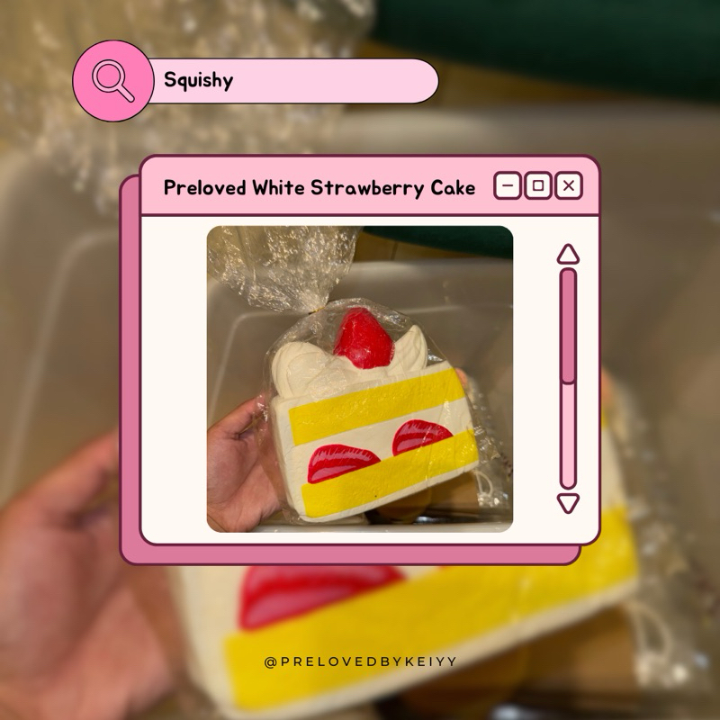 [Ready Preloved] Squishy Strawberry Cake