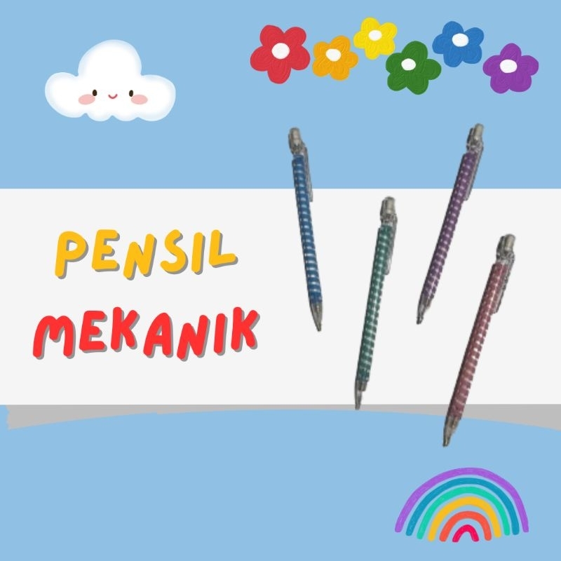 

Pensil Mekanik Warna-warni Lucu Back to School Anak Sekolah