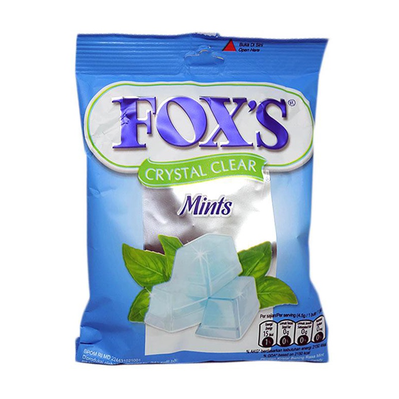 

BIG SALE FASION Permen FoxS Mints Bag 9 gr isi bentuk kotak