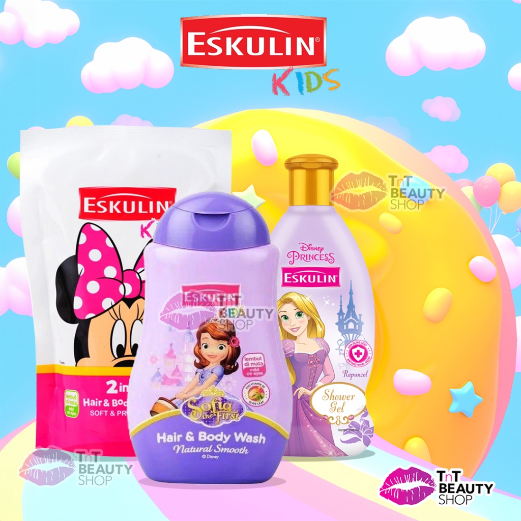 HARGA GROSIR  Eskulin Kids Hair  Body Wash Series  Sabun Mandi  Shampo Anak Laki Laki  Anak Perempua