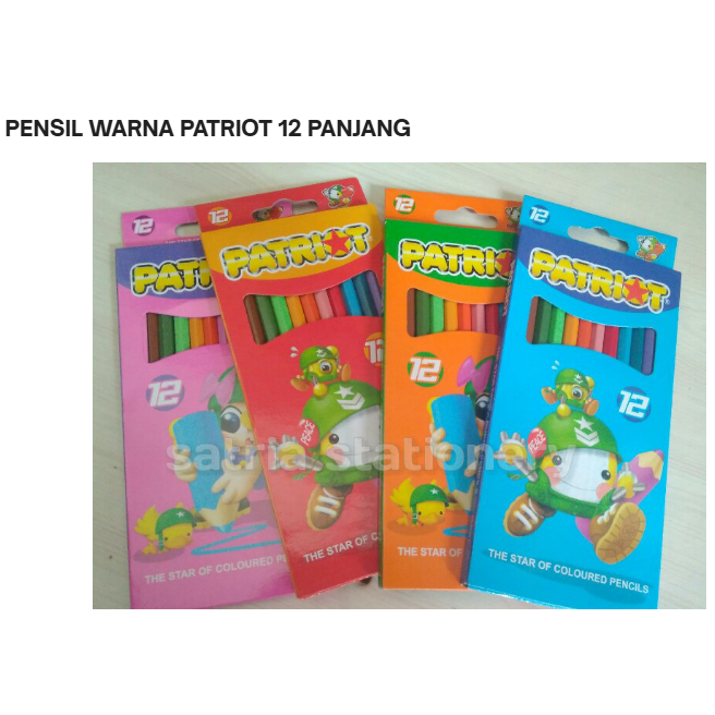 

Pencil warna , 12 warna panjang