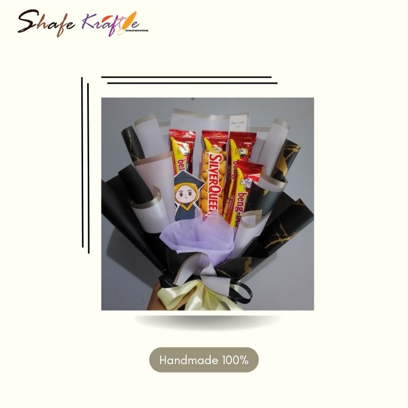 

Shafe | Buket Snack Silverqueen x Beng Beng (Besar) Free Topper