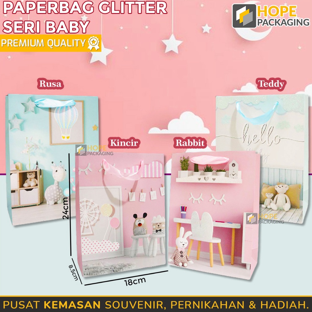 

GROSIR Paper Bag Kertas 3D Size 18x85x 24 cm Paper Bag Glitter Motif Animal Paper Hadiah Baby Tas Souvenir Hampers Snack Ultah Tas Jinjing Tas Bingkisan Tas Kado Glitter