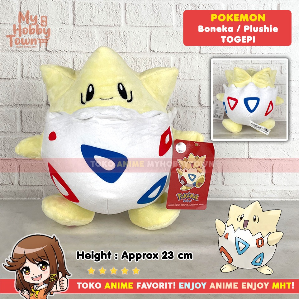 Boneka Anime Karakter Game Pokemon Togepi Plushie Doll