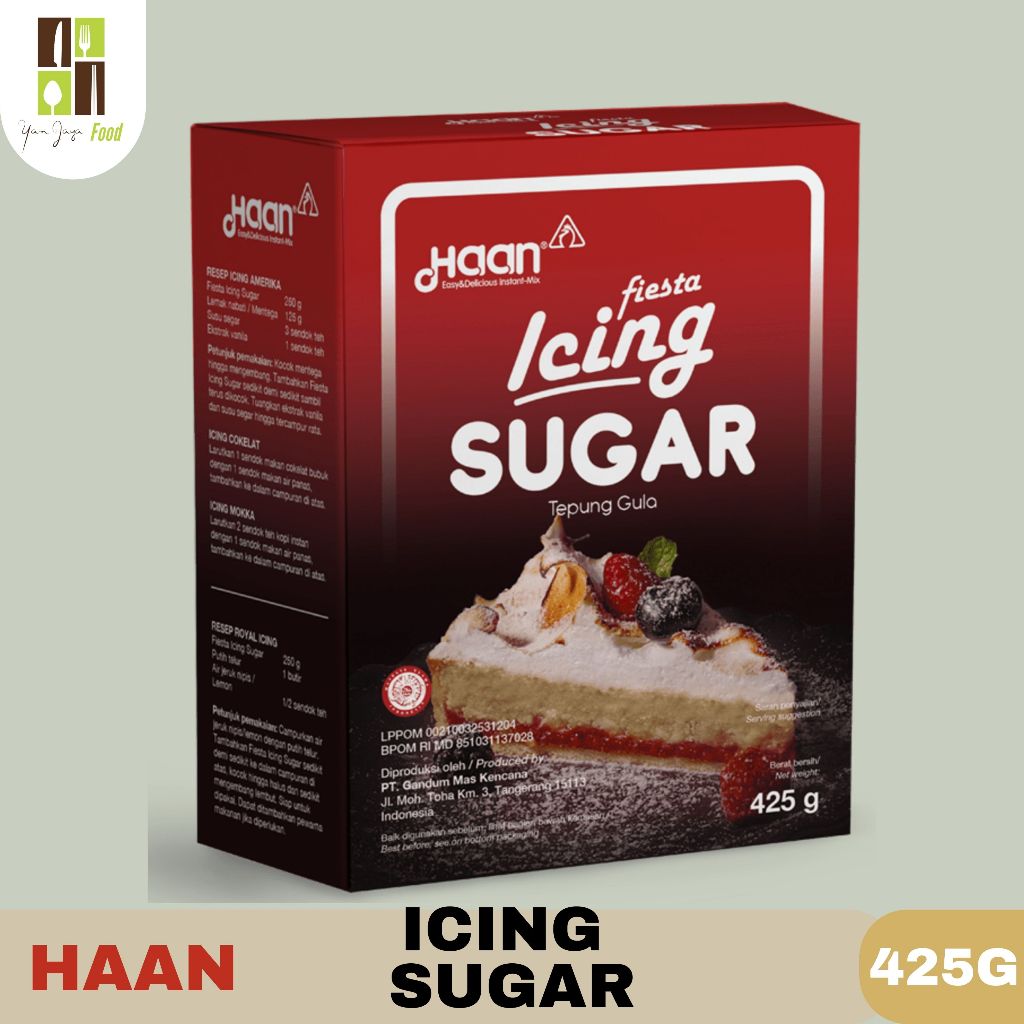 

Fiesta Icing Sugar / Tepung Gula / Gula Halus Kemasan 425gr