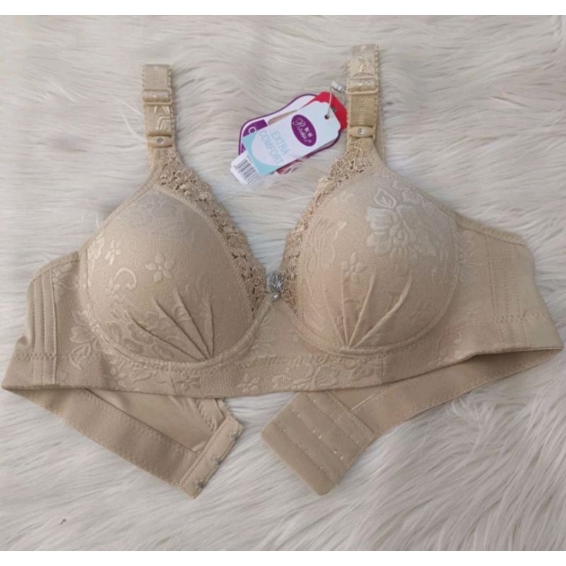 nia [1/3 PCS] Piaoli 88888 Bra Wanita Kait 3 Tanpa Kawat Dwjl