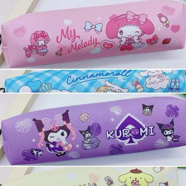

KODE N16G 12Pc Tempat Pensil Saku dan tempat Pensil lontong Souvenir Ulang Tahun Alat Tulis Kantor Dan sekolah