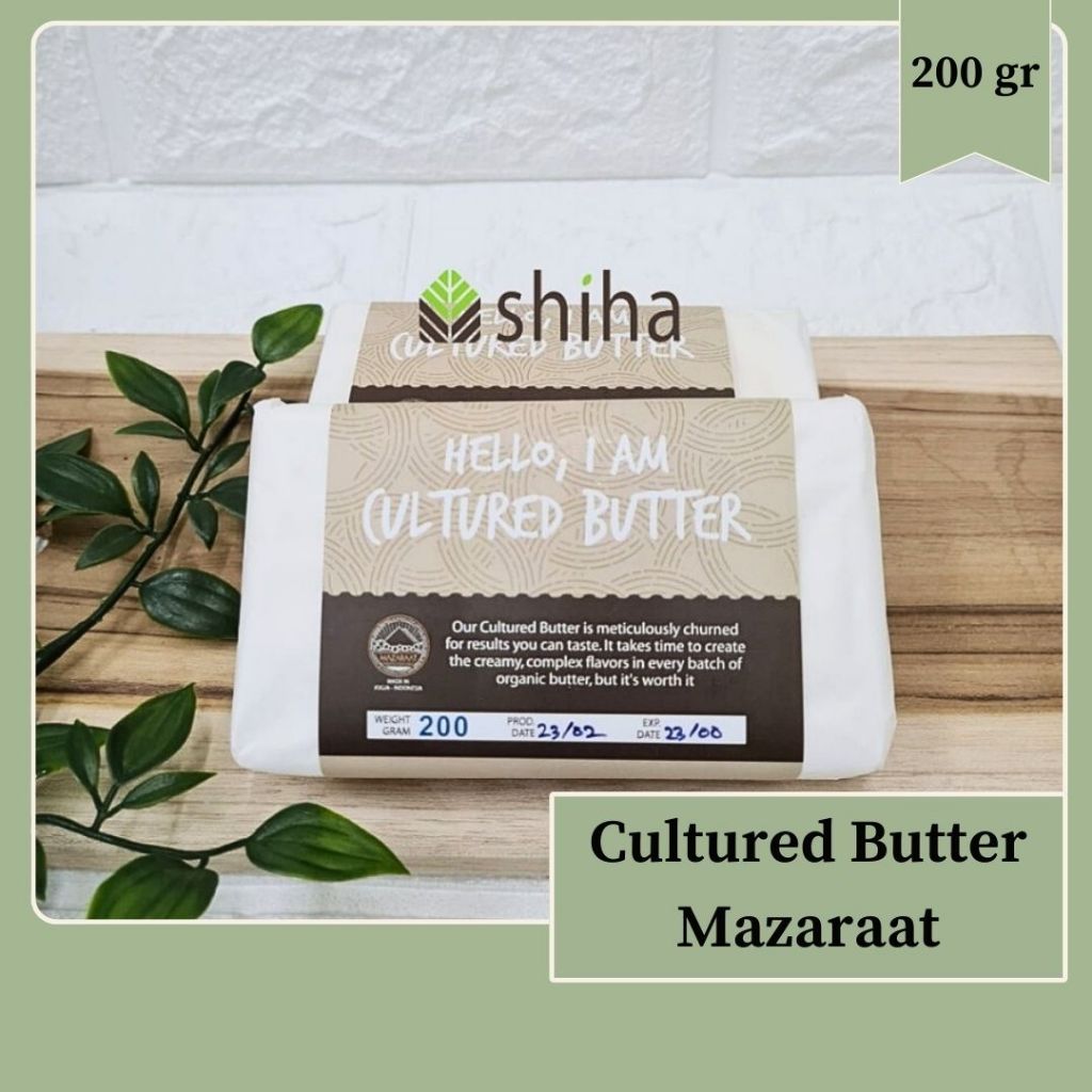 

Mazaraat Organic Cultured Butter 200gr Grassfeed l Halal | Warung Shiha