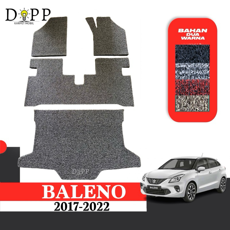 Karpet Mobil New Baleno / Karpet Mobil Mie Bihun Suzuki Baleno Hatchback 2017-2022 Bahan Premium