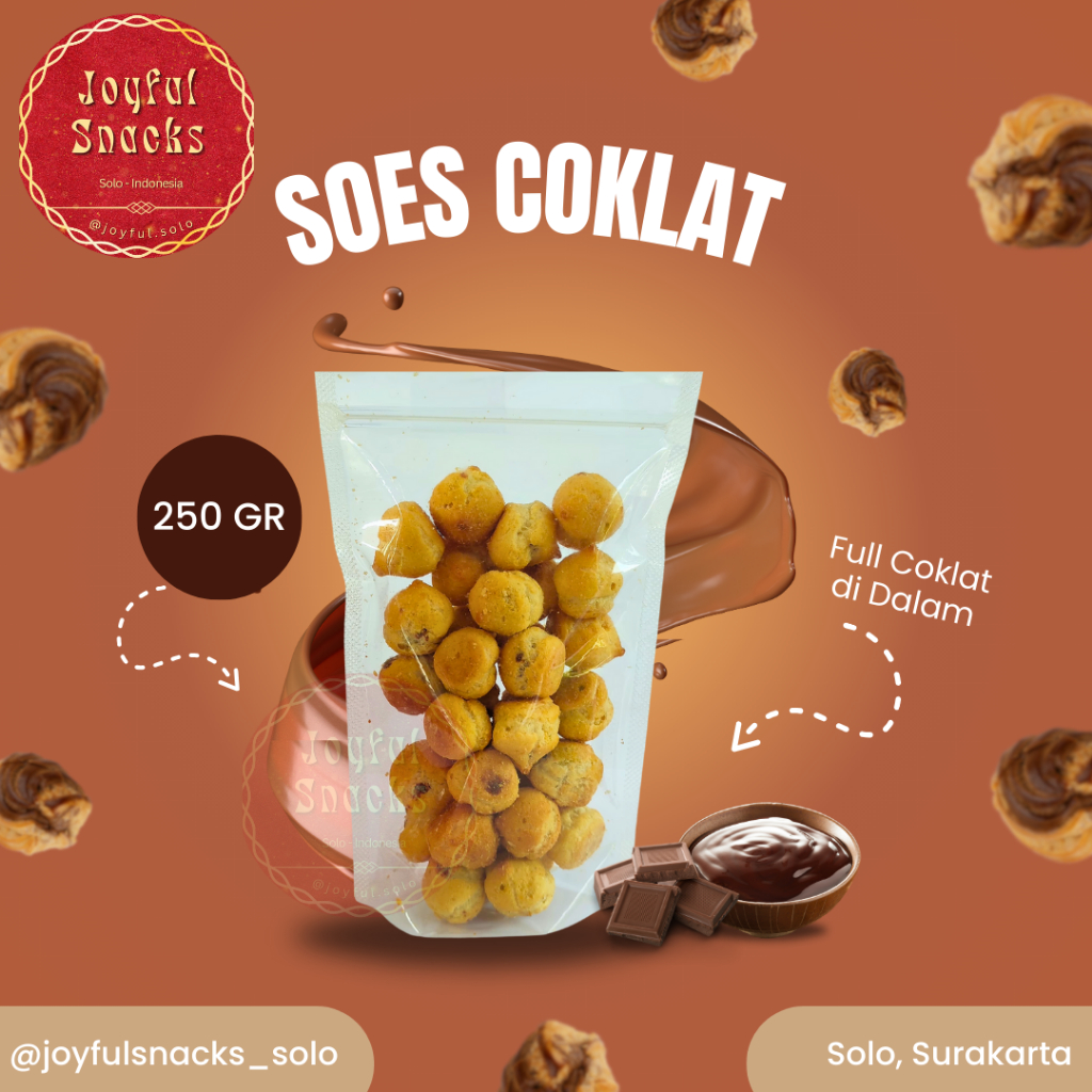 

[250 Gr] SOES COKLAT | JOYFUL SNACKS SOLO