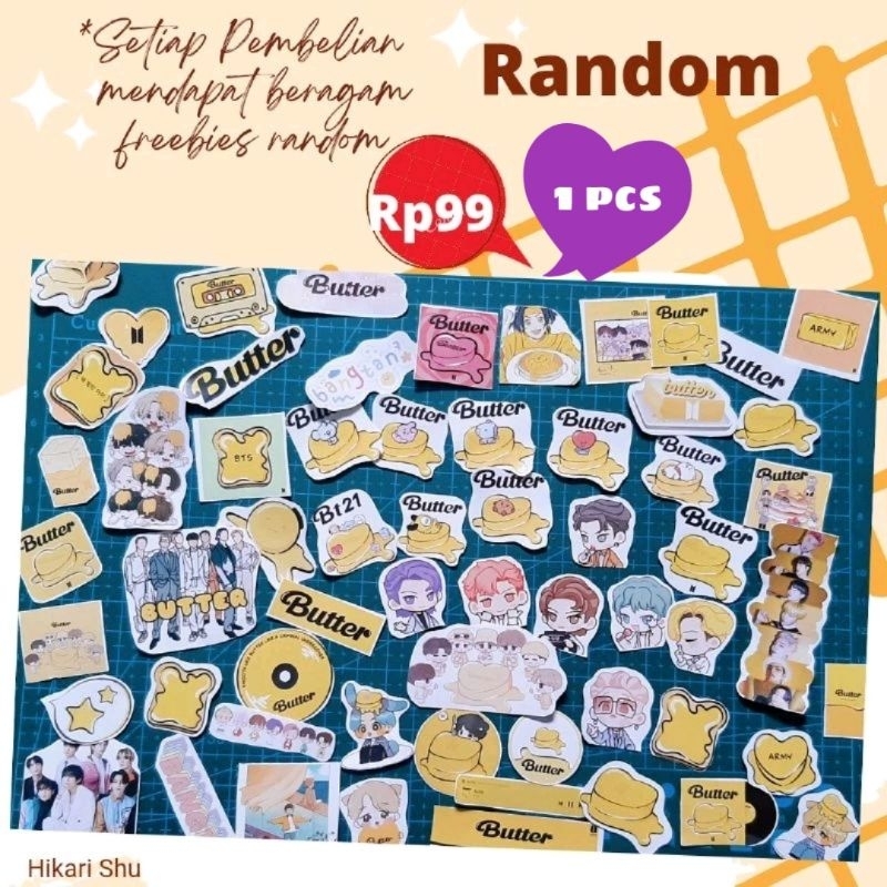 

Harga Satuan Sticker Aesthetic BTS BUTTER Random Harga Satuan murah Sticker tumblr, sticker laptop, sticker diary, Sticker HP atau freebies toko