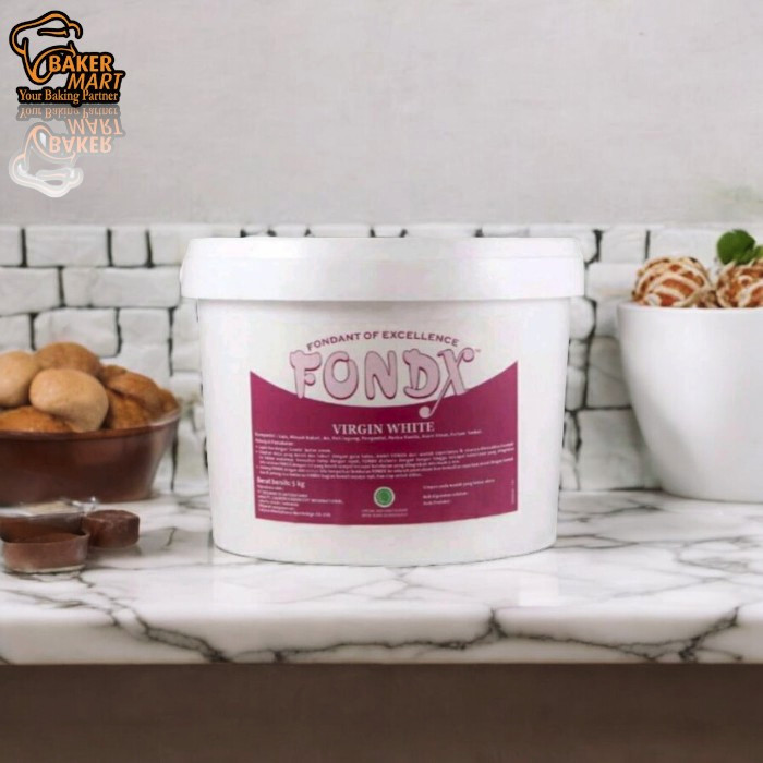

Fondant Fondx Virgin White 500Gr