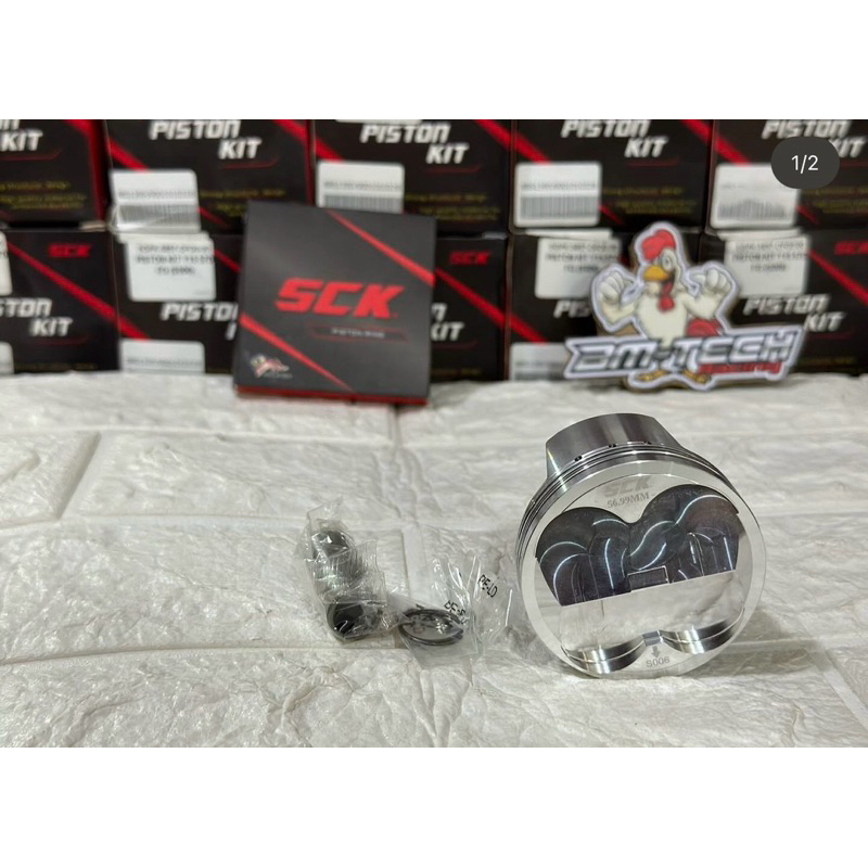 Piston forged Sck 57 pen 14 Mx king forging SCK 57 pin 14