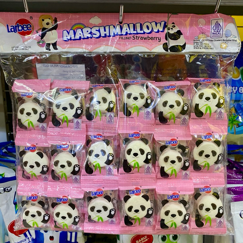 

Larbee Marshmallow 245gr Isi 70 Pcs