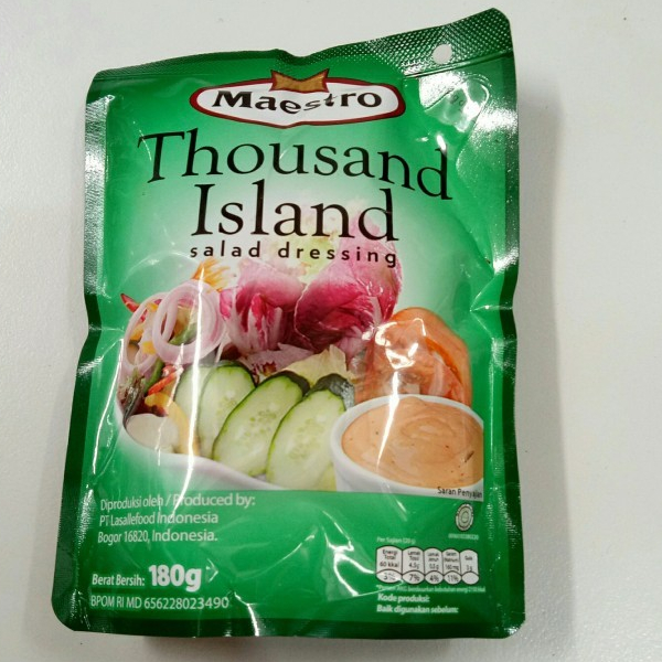 

Maestro Thousand Island Berat 180 g / Enak