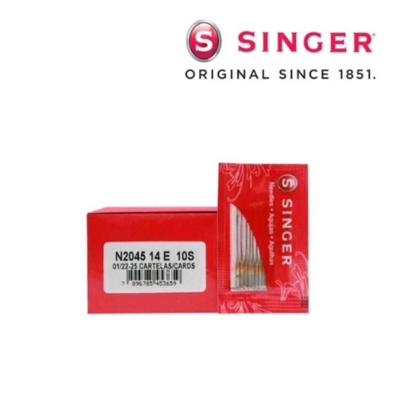 JARUM JAHIT SINGER UNTUK MESIN JAHIT KLASIK/MANUAL/PORTABLE