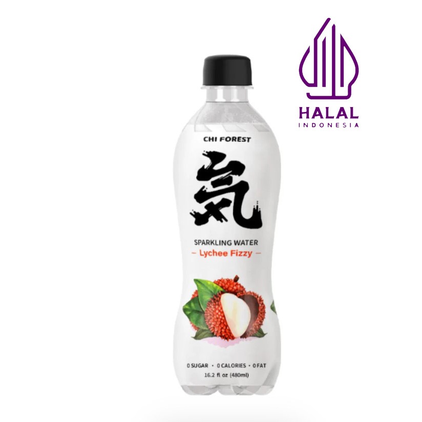 

Chi Forest Sparkling Water Bebas Gula Lychee Fizzy 480 ml