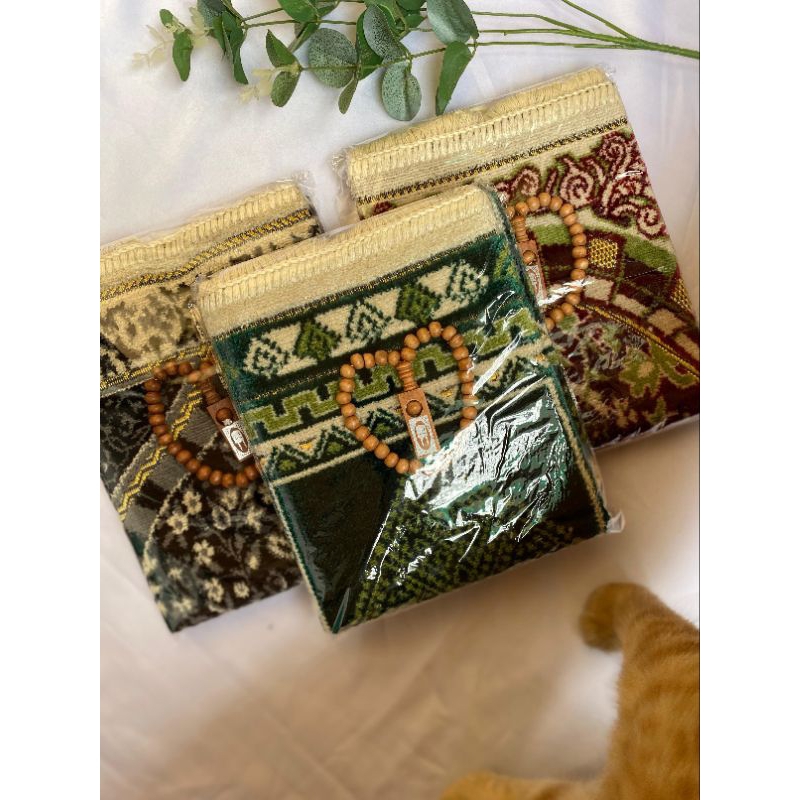 Souvenir Sajadah Bludrue Kecil Turkey Oleh Oleh Haji Umroh Pengajian