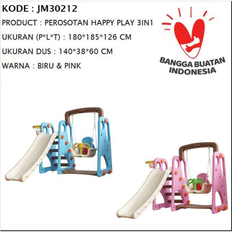 PEROSOTAN HAPPY PLAY 3IN1 JM30212