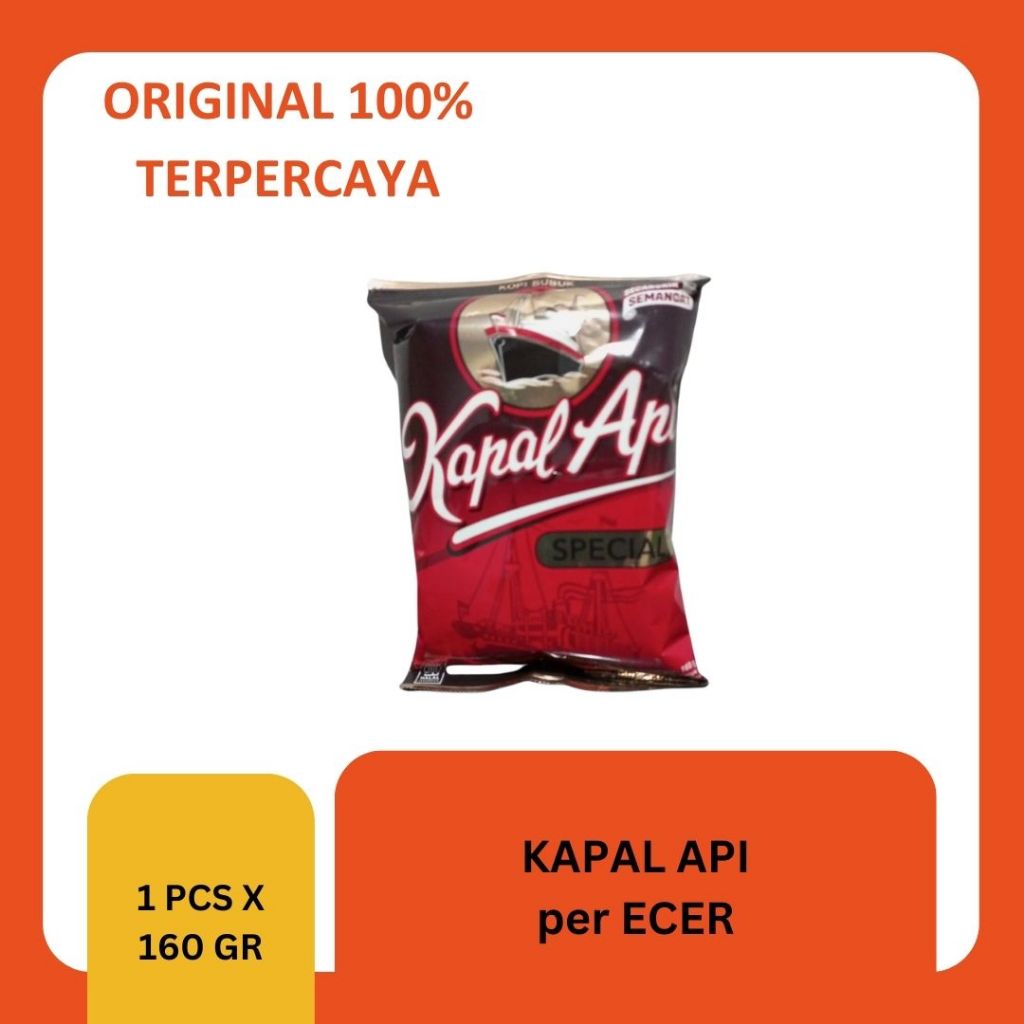 

Kopi Kapal Api Special 150 gr - Per Pcs - Kapal Api 150