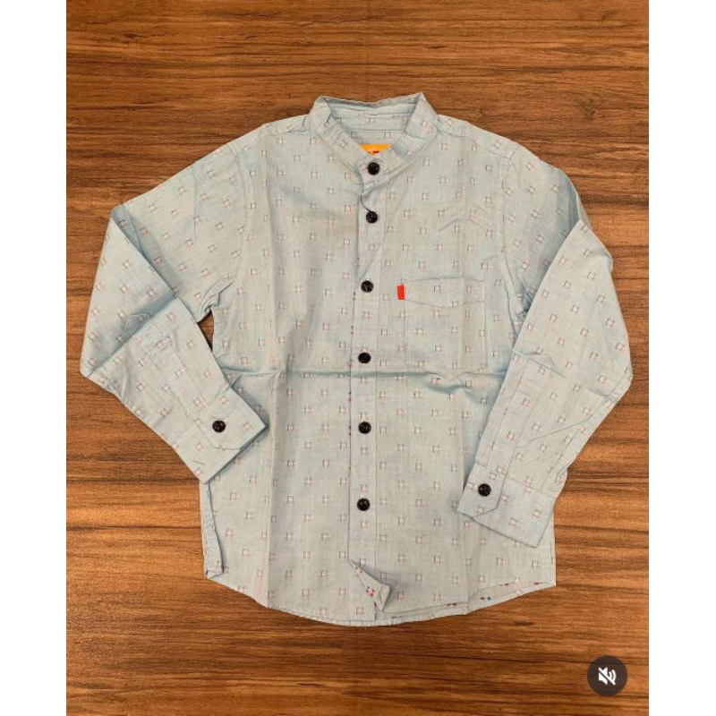 Koko Kotak kotak Lengan Panjang