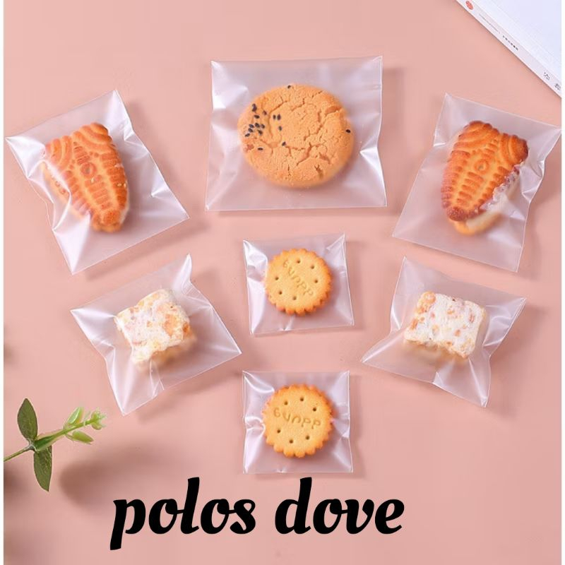 

cookies packaging dove transparant 100pcs plastik opp kue