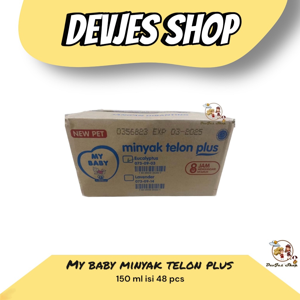 My Baby Minyak Telon Plus 150ml 1 karton
