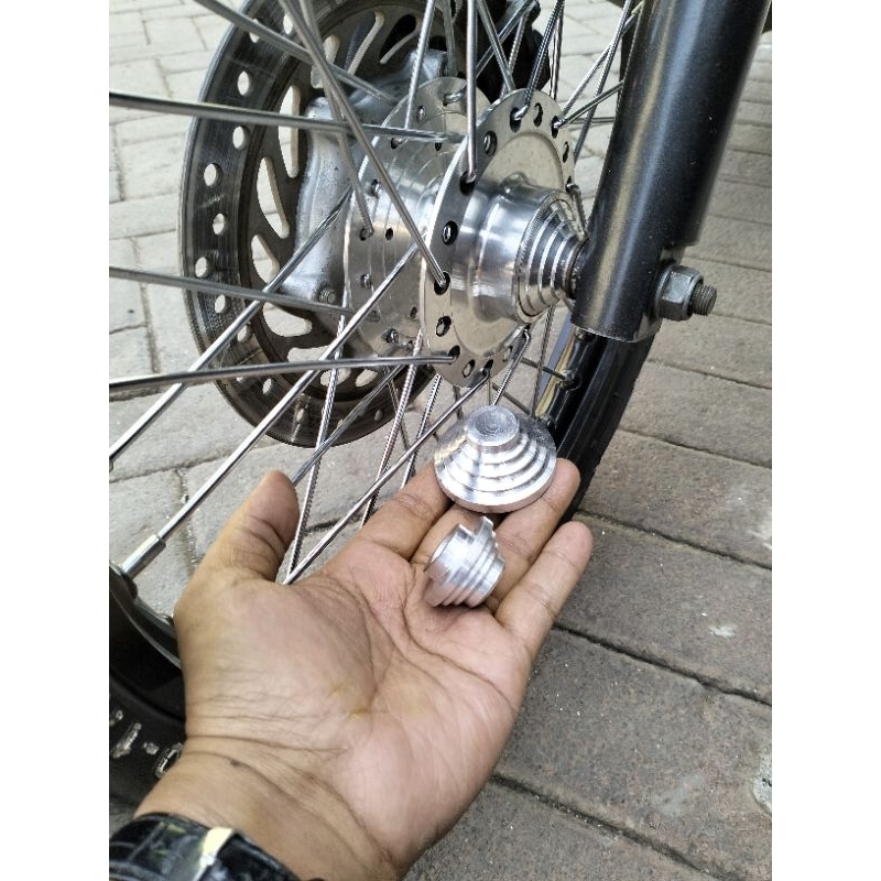 Boshing tromol depan Honda MP Tiger MP karisma Supra x