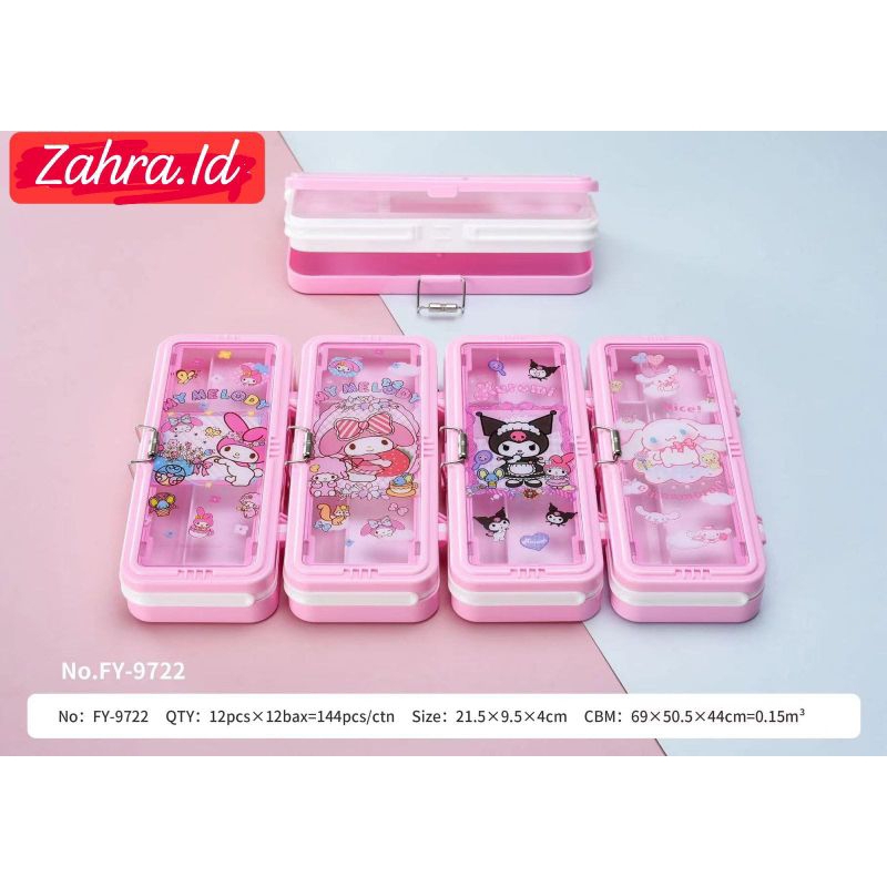 

Pencil case Tepak Kotak pensil Sanrio estetik