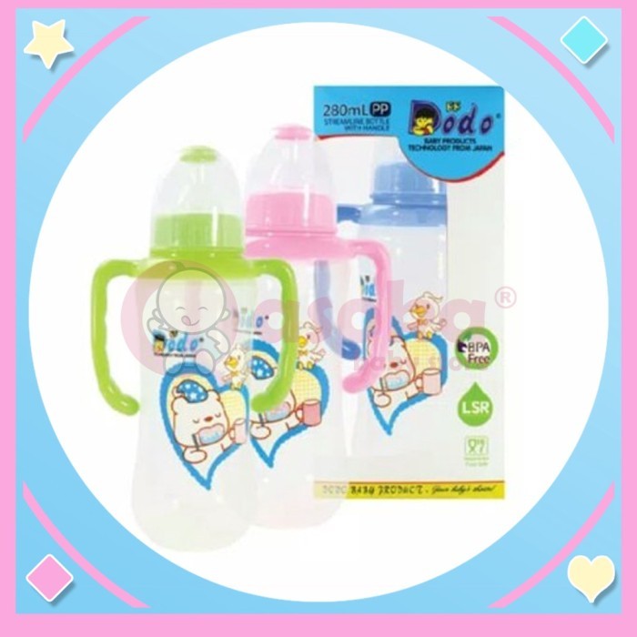 Dodo Bottle Pp Streamline With Handle Dbp008 150Ml,280Ml