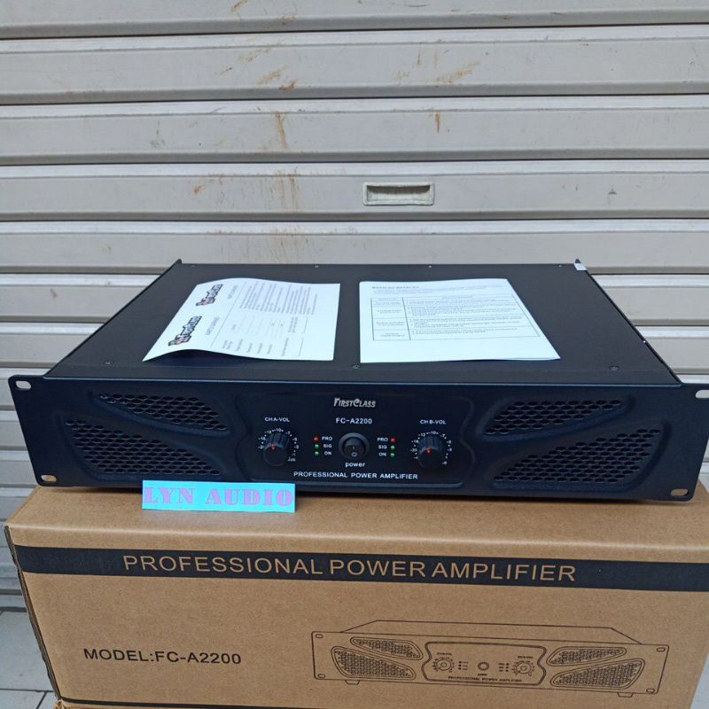 POWER AMPLIFIER FRISTCLASS FC-A2200 ORIGINAL FC A2200 FC A 2200