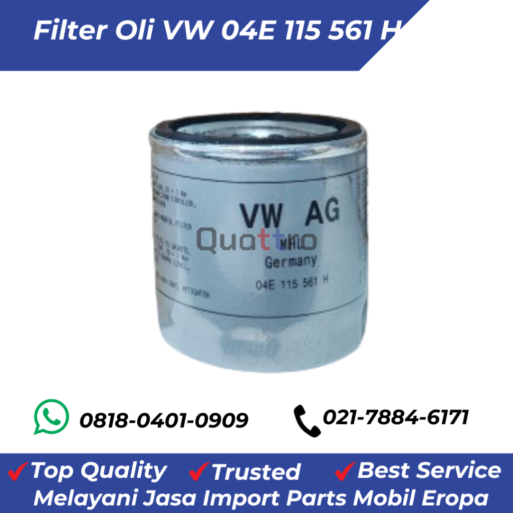 Filter Oli 04E VW Golf MK7 / VW Tiguan All Space