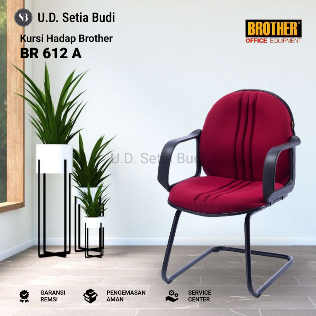kursi kantor/kursi hadap premium Brother BR 612 A