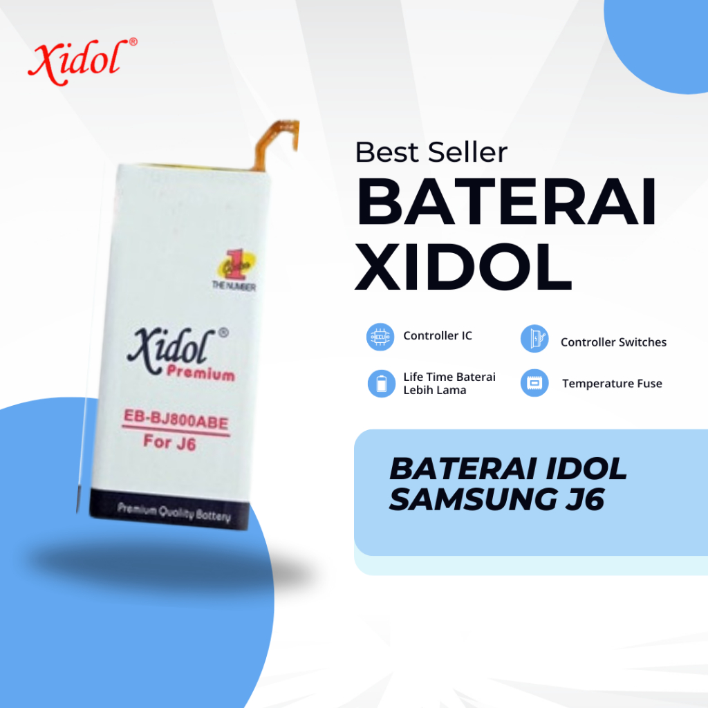 BATERAI XIDOL untuk SAMSUNG J6 BERGARANSI