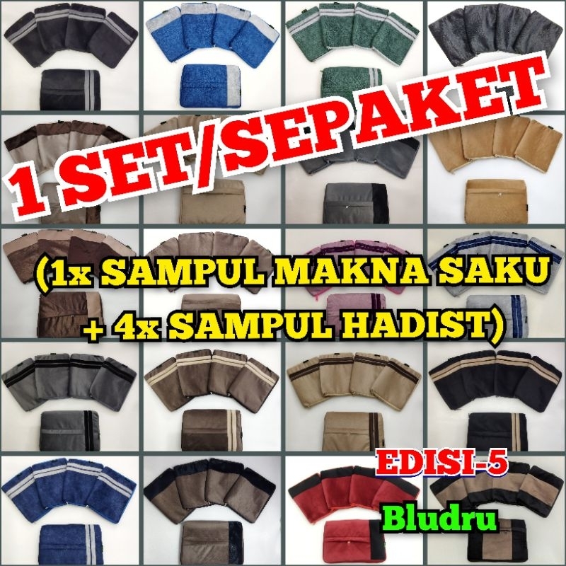 

1 SET/SEPAKET (1 SAMPUL QUR'AN MAKNA SAKU + 4 SAMPUL HADIST)-EDISI 5