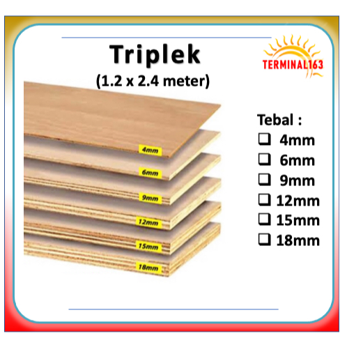 Triplek / Multiplek / kayu lapis