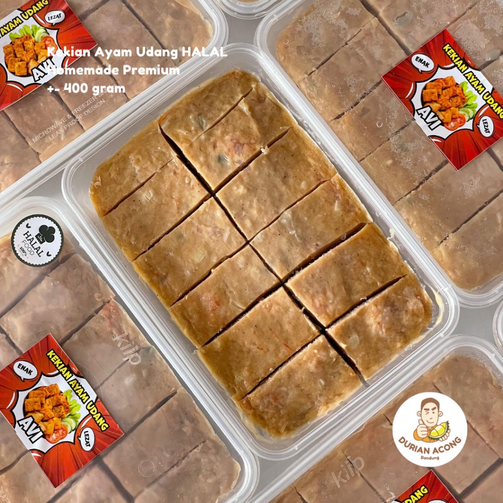 

Kekian Ayam Udang HALAL Frozen - Homemade Premium +-400gr