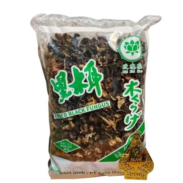 

Jamur Kuping Hitam Super Premium (Dried Black Fungus) 1kg