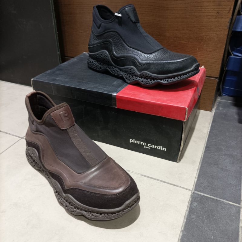Sepatu boots Kulit pria Pierre cardin 9603